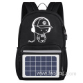 Solar Panel Cartoon Luminous School Backpack